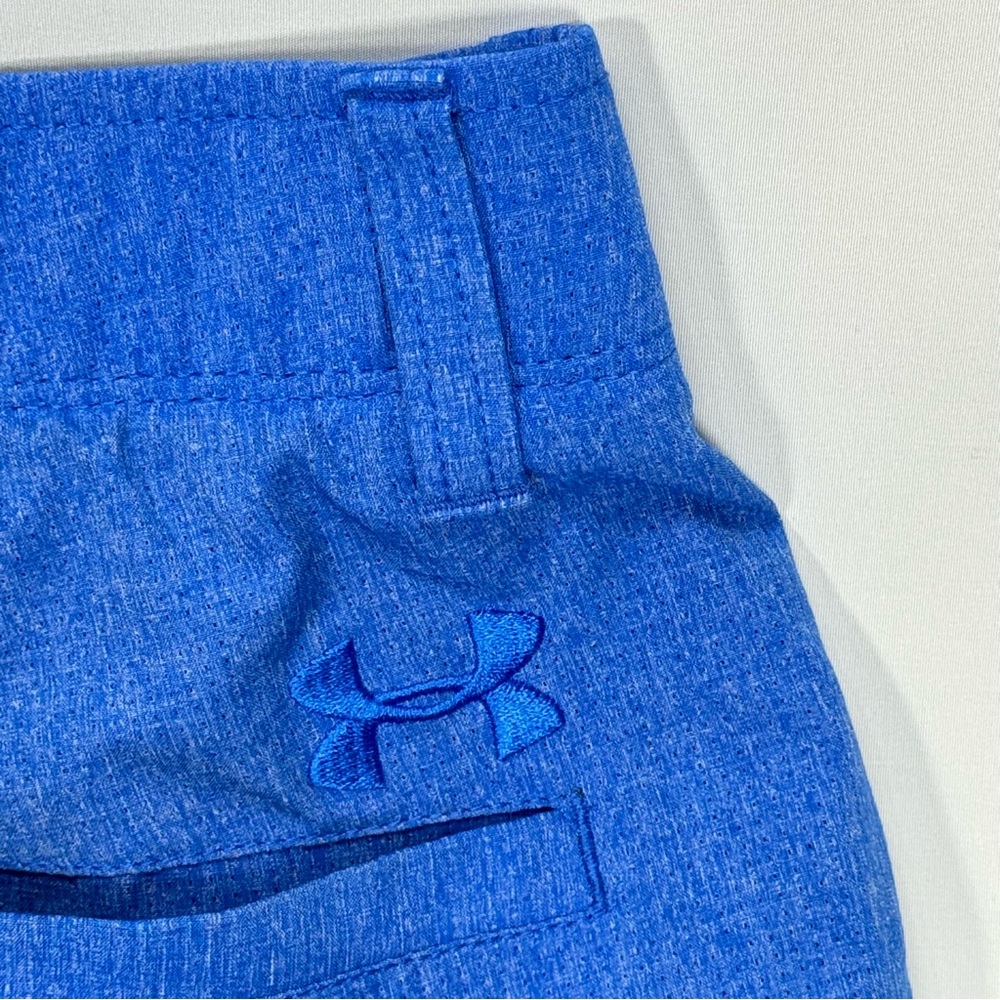 Under Armour Men's Match Play Vented Golf Shorts Size 30 Versa Blue Stretch - Picture 3 of 5